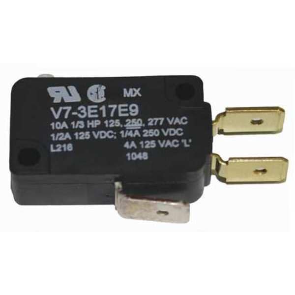 Interruptor de Acción Rápida en Miniatura Honeywell, Pasador, Actuador de Émbolo, SPDT, Calificación de Contacto de 10A @ 240V CA - V7-3E17E9