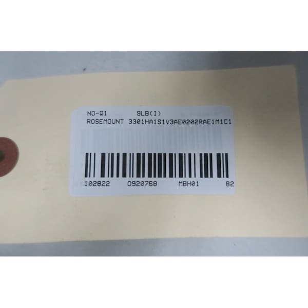 Sensores y transmisor de nivel de radar Rosemount 1142VDc - 3301HA1S1V3AE0202RAE1M1C1