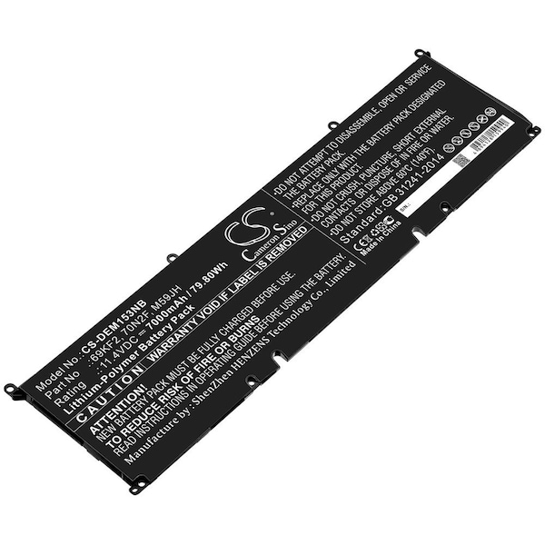 Ilc Replacement for Dell XPS 15 9500 Core I7 4K UHD Battery - WX-LK18-1