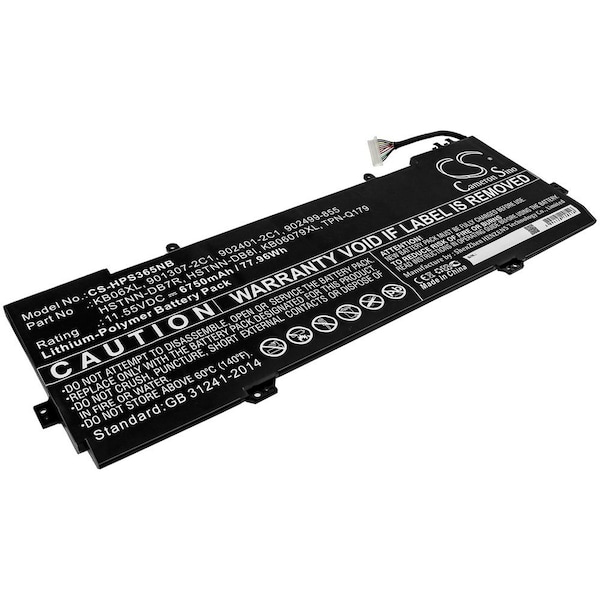 Ilc Replacement For Hp Hewlett Packard Spectre X360 15-Bl051Sa Battery - SPECTRE X360 15-BL051SA