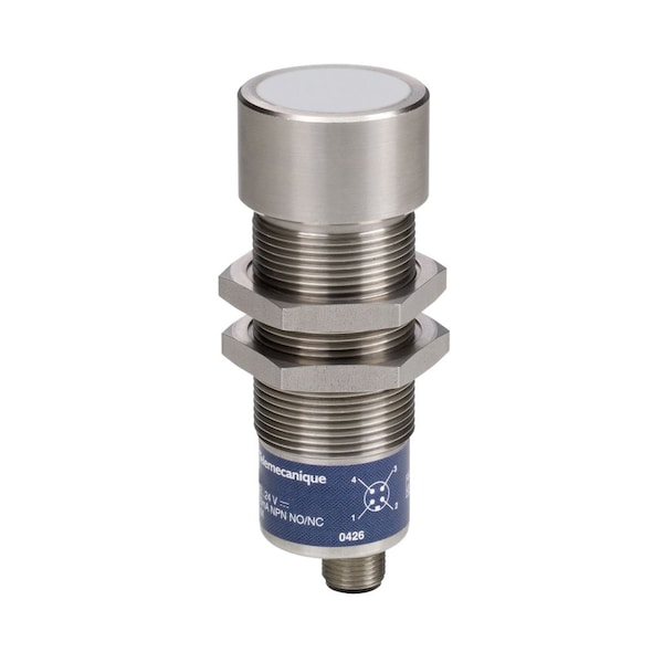 Sensor ultrasónico-M30 de acero inoxidable - XX630S1NCM12 de Telemecanique Sensors