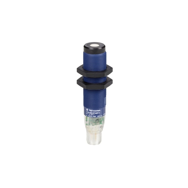 Sensor ultrasónico cilíndrico M18-2 de Telemecanique Sensors - XX218A3PFM12.