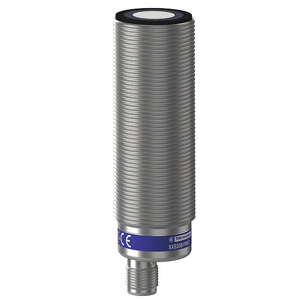 Sensor ultrasónico cilíndrico de Telemecanique Sensors, 30mm de diámetro - XXS30B1PM12