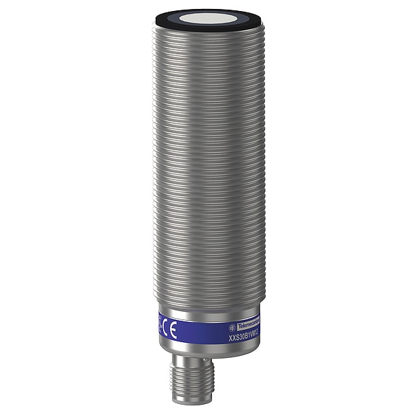 Sensor ultrasónico cilíndrico de Telemecanique Sensors, 30mm de diámetro - XXS30B1VM12