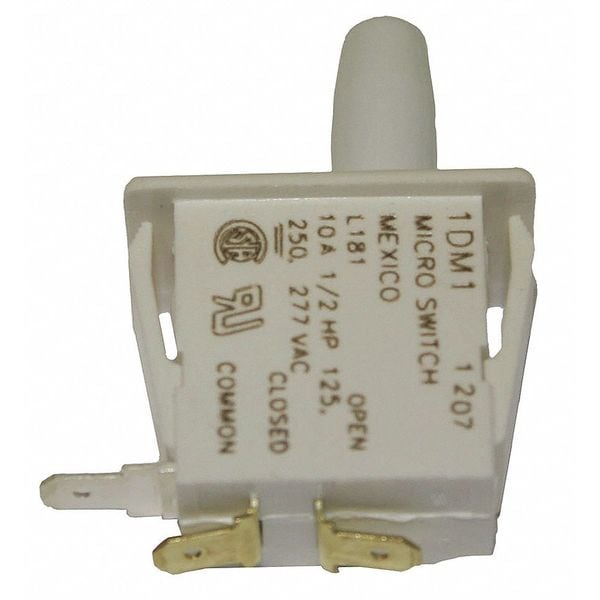 Interruptor de Acción Rápida Montado en Panel Industrial Honeywell, Actuador de Émbolo, SPDT, Clasificación de Contacto de 10A @ 240V AC - 1DM1