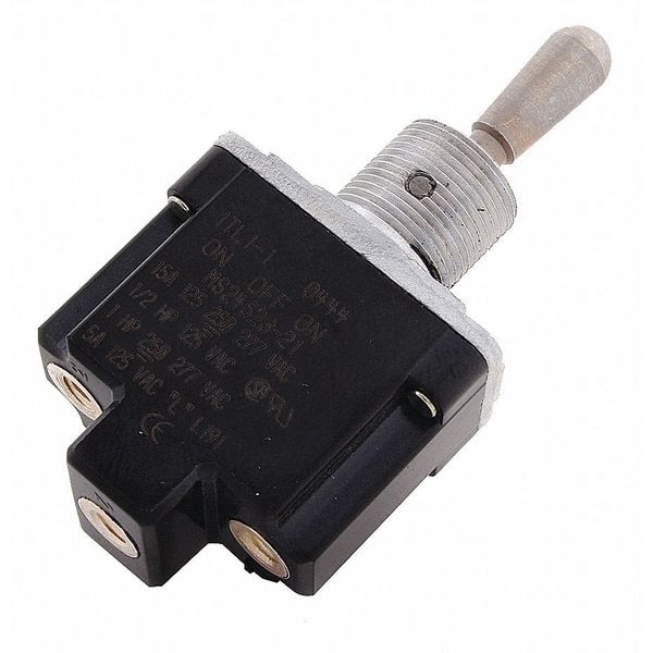 Interruptor de Palanca Honeywell, SPDT, 3 Conexiones, Momentáneo Encendido/Mantenido Apagado/Momentáneo Encendido, 1/2 hp, 10A @ 277V AC - 1TL1-7