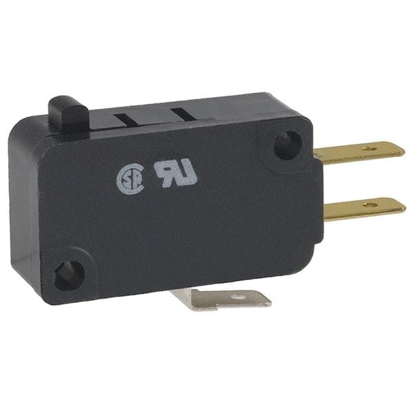 Interruptor de Acción Rápida en Miniatura Honeywell, Pasador, Actuador de Émbolo, SPDT, Calificación de Contacto de 3A @ 240V AC - V7-6B19D8