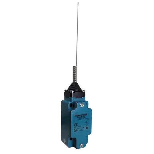 Interruptor de límite Honeywell, Antena de Gato, Barra Oscilante, 1NC/1NO, 10A @ 600V AC, Ubicación del actuador: Superior - GLAA01K8B
