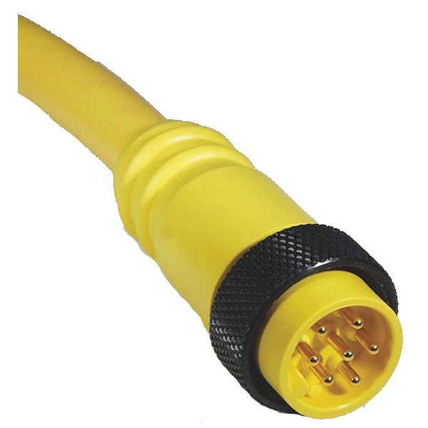 Cable de conexión Remke, Mini, PVC, Macho, 6 polos, 12 pies - 106BB0120AP