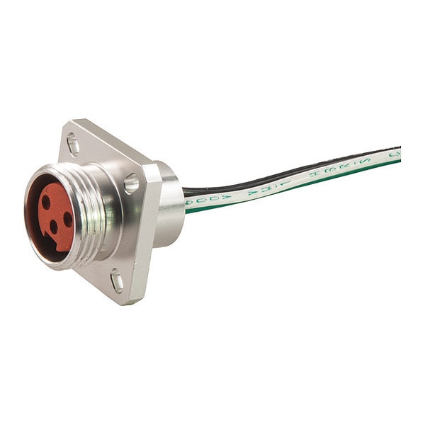Remke Recptacl, Mini, Alta temperatura, F, Brida, 2 Polos, 1 pie - 102QF0010MHT