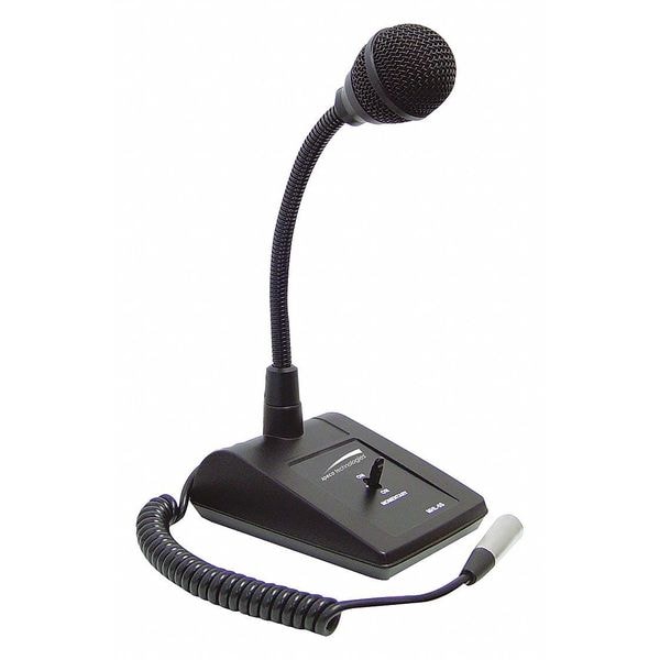 Speco Technologies Tabletop Microphone, Adjustable Gooseneck - MHL5S