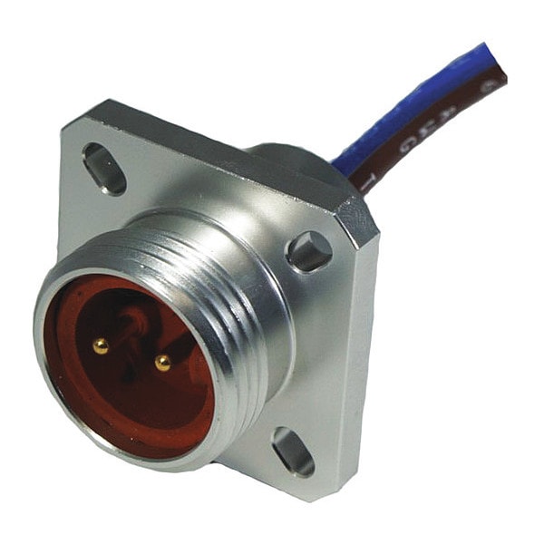 Remke Recptacl, Mini, Alta Temperatura, Brida M, 3 P, 1 pie - 103PF0010MHT