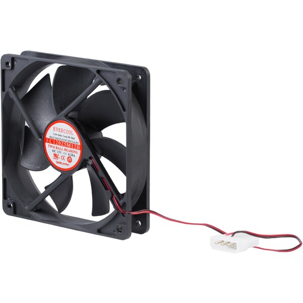 Startech.Com 120mm Dual Ball Bearing Computer Case Fan w/ LP4 Connector - FANBOX12