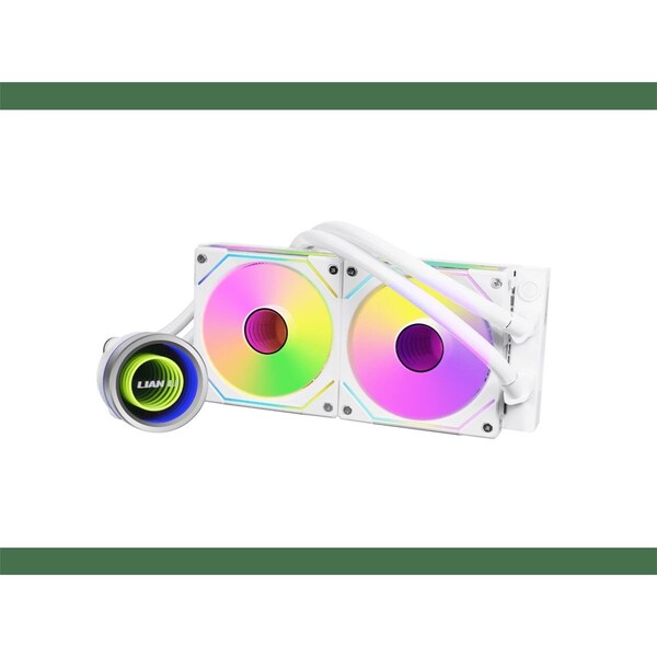 Lian Li Lian-Li  240 mm Galahad II Trinity SL-INF AIO Liquid CPU Cooler, White - GA2T24INW