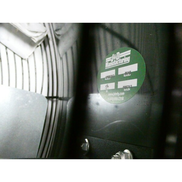 J & D Manufacturing PANEL 1/2HP 36IN 3PH 230/460V-AC FAN - VPRF363