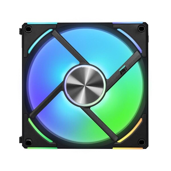 Virtual 140 x 142 x 25 in. RGB Black Single Fan - VI2771370