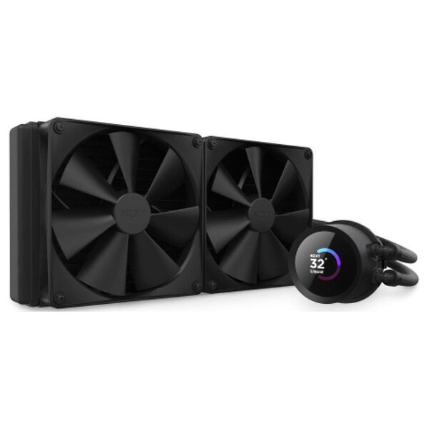 Nzxt 280 mm Kraken F120P Static Pressure Liquid Fan Cooler - RL-KN280-B1