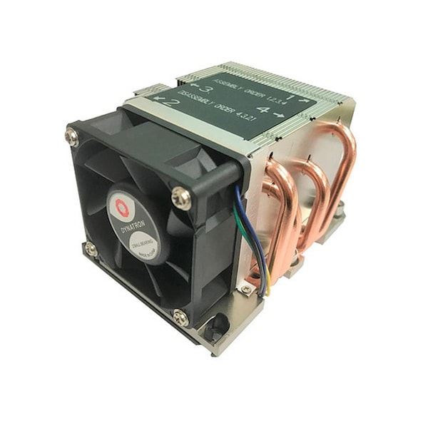 Dynatron Fan  2U Intel Narrow ILM PWM Fan Alum HS with Heatpipe 205W Brown Box - DY33760