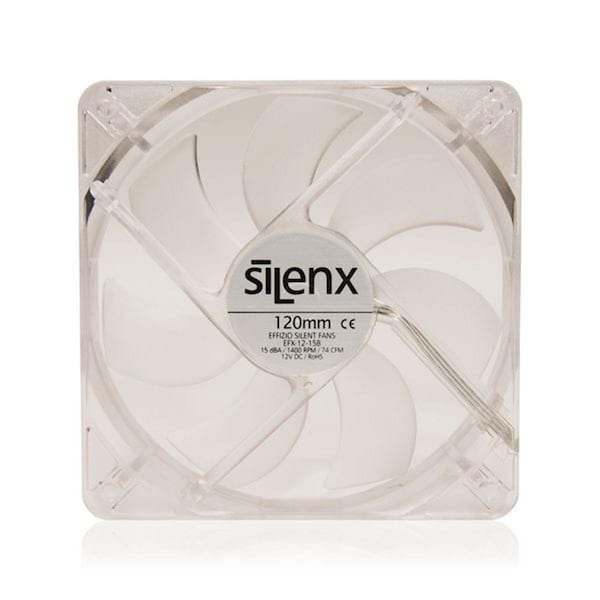 Silenx 120 mm. 15DBA Led Fluid Dynamic Bearing Fan, Blue - SI459872