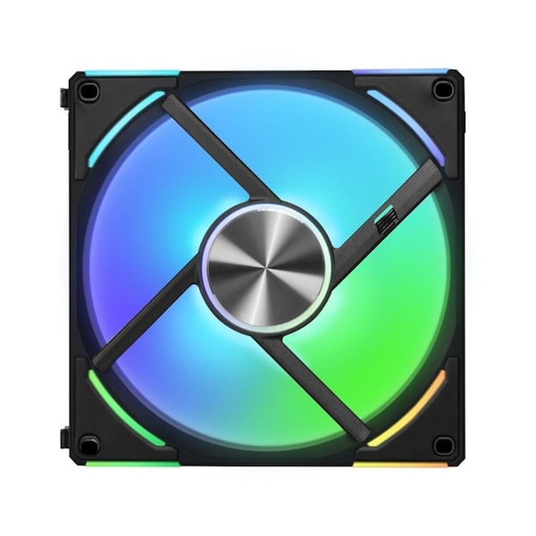 Lian Li Lian-Li  140 x 142 x 25 in. RGB Black Single Fan - UF-AL140V2-1B
