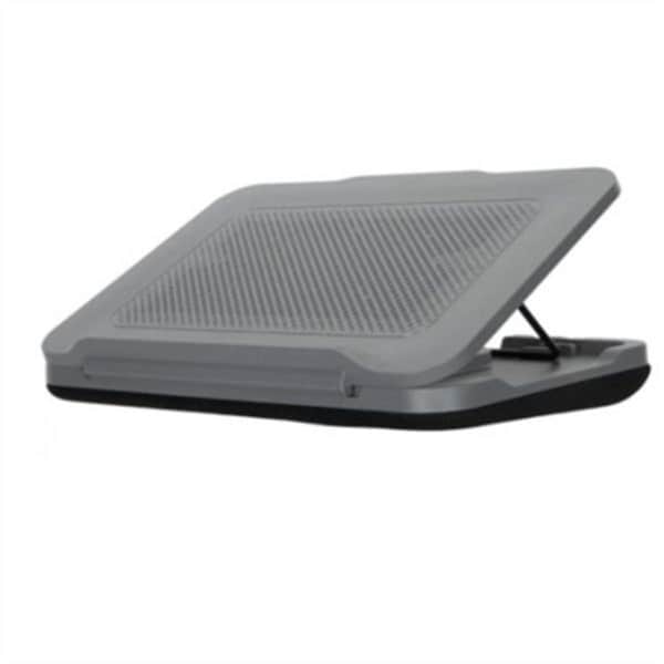 Targus 18 in. Dual Fan Chill Mat with Adjustable Stand, Gray - AWE90GL
