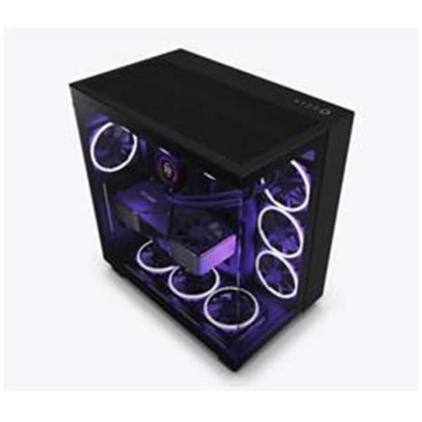 Nzxt H9 Elite Mid-Tower TG F120Q Airflow Fan - Black - CM-H91EB-01