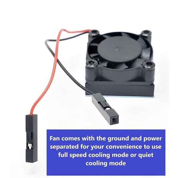 Micro Connectors Micro Connectors RAS-FANHS10 Cooling fan & Heat sink for Raspberry Pi - RAS-FANHS10