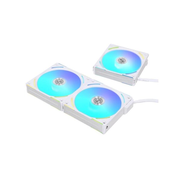 Lian Li Lian-Li  120 x 120 x 28 in. White Triple Fans - UF-AL120V2-3W