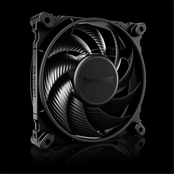 Be Quiet! 120 mm PWM Silent Wings 4 Case Fan, Black - BL093