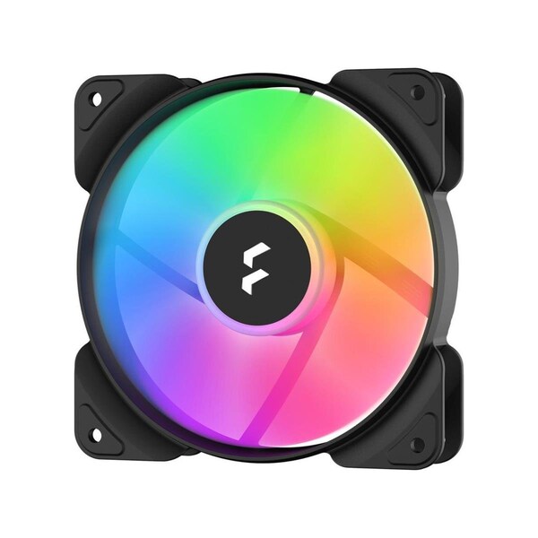 Fractal Design 120 mm Aspect 12 cm 1200 RPM Black Frame Computer Case Fan, RGB, 3PK - FD-F-AS1-1206