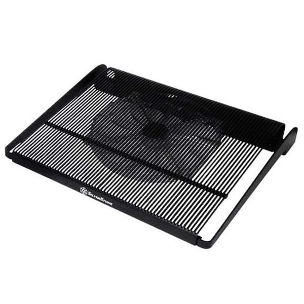 Silverstone Silver Stone Technologies NB04B Lightweight Aluminum Cooler with Low Noise 200 mm Fan for 15 in. Notebook - NB04B