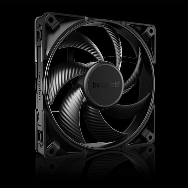 Be Quiet! 140 mm PWM Silent Wings Pro 4 Case Fan, Black - BL099
