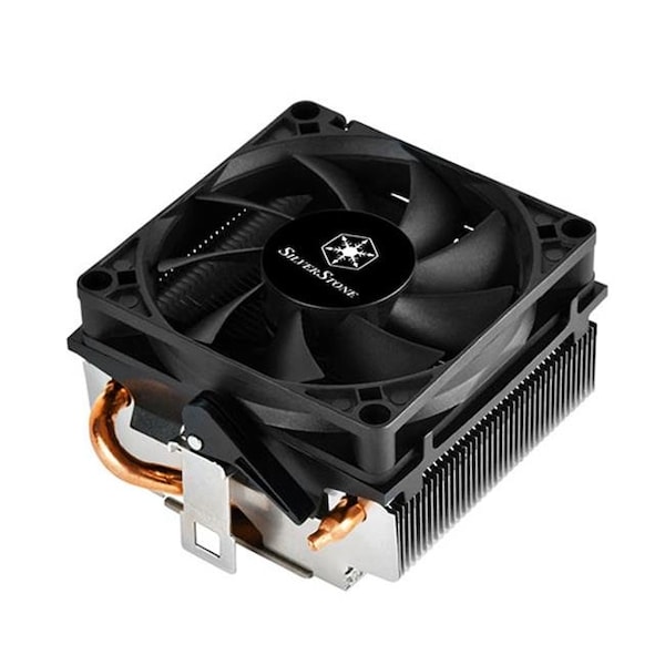 Silverstone SilverStone Technologies KR01 80 mm PWM 54 mm Tall CPU Cooler Low Profile Slim Dual Ball Bearing - KR01