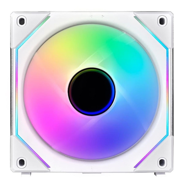 Lian Li Lian-Li  120 mm UNI FAN SL Infinity Fluid Dynamic Bearing Case Fan - White - UF-SLIN120-1W