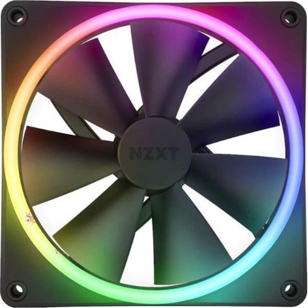 Dynamicfunction F140 RGB Duo 140 mm FDB 4-pin PWM Cooling Fan, Black - DY3359807
