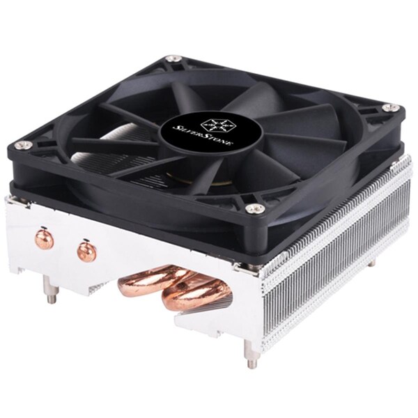 Silverstone 47 mm 95 watt Intel 115x CPU Cooler with 4 Heat Pipe Design - AR11