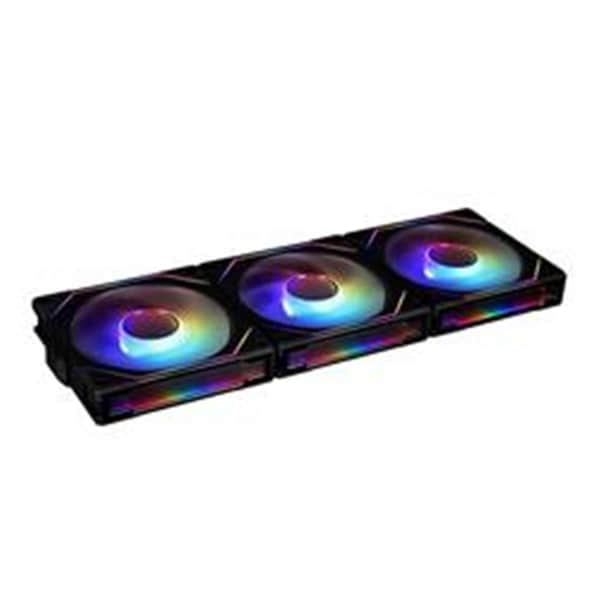 Lian Li Lian-Li  120 mm UNI FAN SL Infinity Fluid Dynamic Bearing Case Fan, Black, 3PK - UF-SLIN120-3B