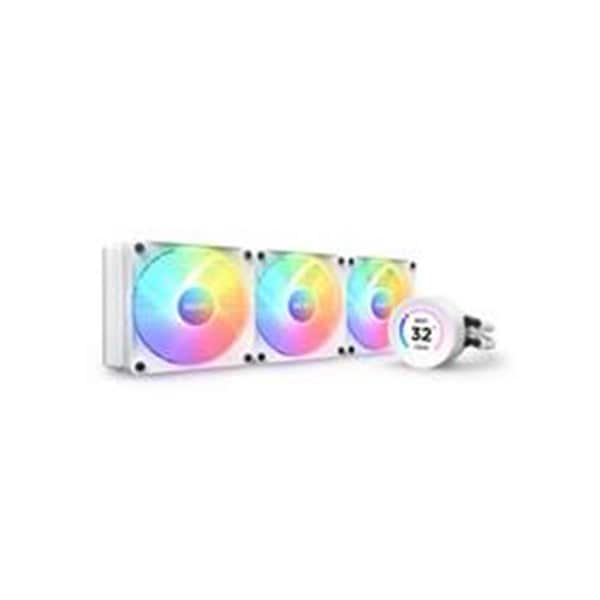 Nzxt 360 mm Kraken Elite RGB All-in-One Liquid CPU Cooler, White - RL-KR36E-W1