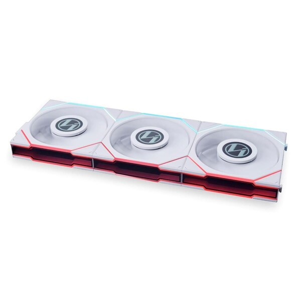 Lian Li UNI Fan TL LCD 120 White with Controller, 3PK - 12TLLCD3W.US