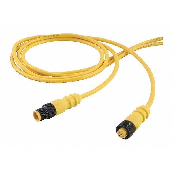 Cable de conexión Remke, Llave única, PUR, M/H, 4 P, 13.1 ft. - 504K0131AL