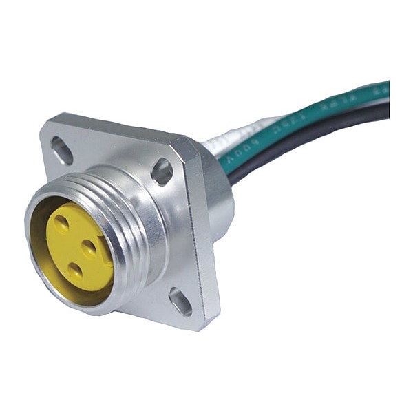 Remke Receptacle, Tamaño Mini, F, Montaje de Brida 3 P, 1 pie - 103QF0010M