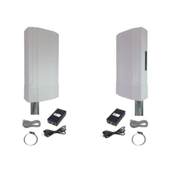 Tycon Systems EZ-Bridge Dual AC+ Dual Radio, 802.11a/b/g/n/ac, 900 Mb, 3 mi - EZBR-DUAL-AC+