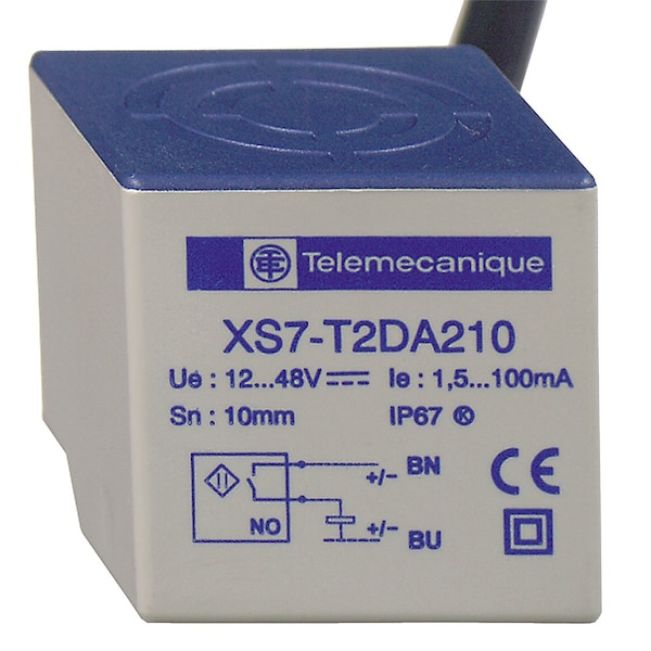 Sensor inductivo XS7 26x26x26 de plástico - XS7T2DA210 de Telemecanique Sensors