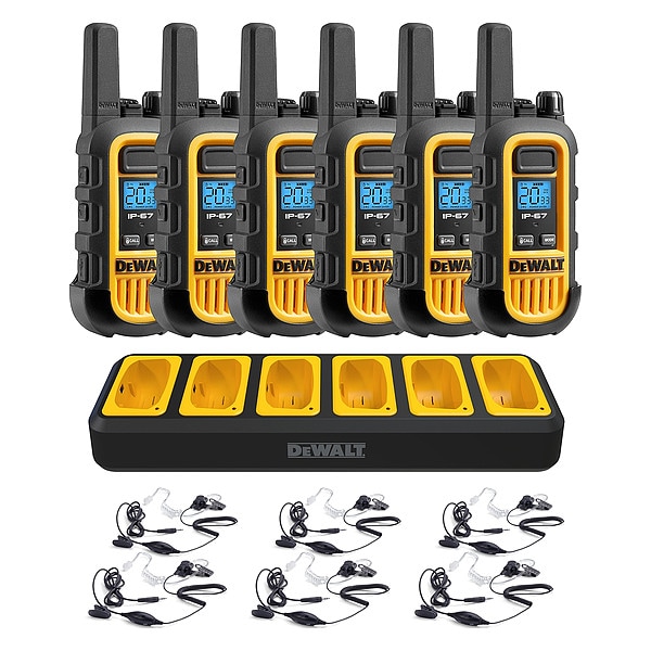 Dewalt MFR No:DXFRS300-BCH6-SV1 , Radios:6 - DXFRS300BCH6-SV1