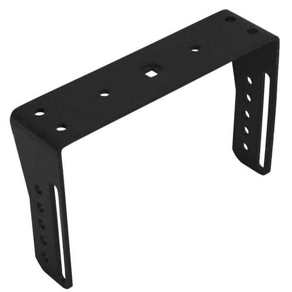 Twinpoint Twinpoint C25X Workman - 6.5 in. x 4.25 Extra Deep Heavy Duty Black Mounting Bracket with Adjustable Sides for Cobra 25 & Uniden PC66; PC68 - C25X