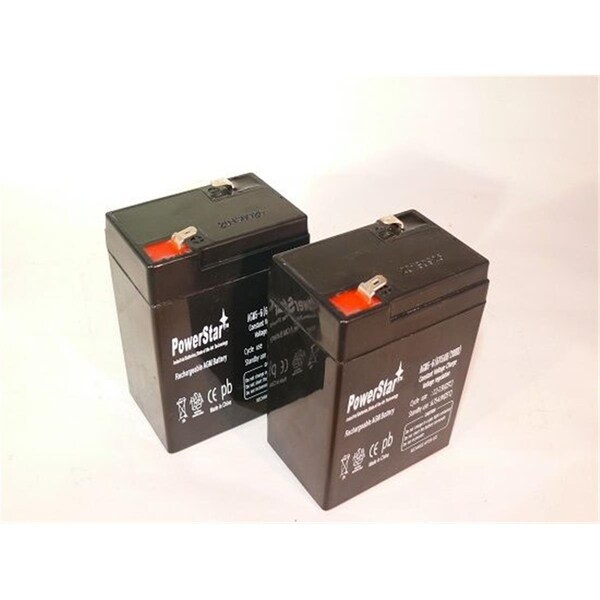 Powerstar 6 V 5Ah Rechargeable Game Deer Feeder Battery, 2 Pack - PO46406