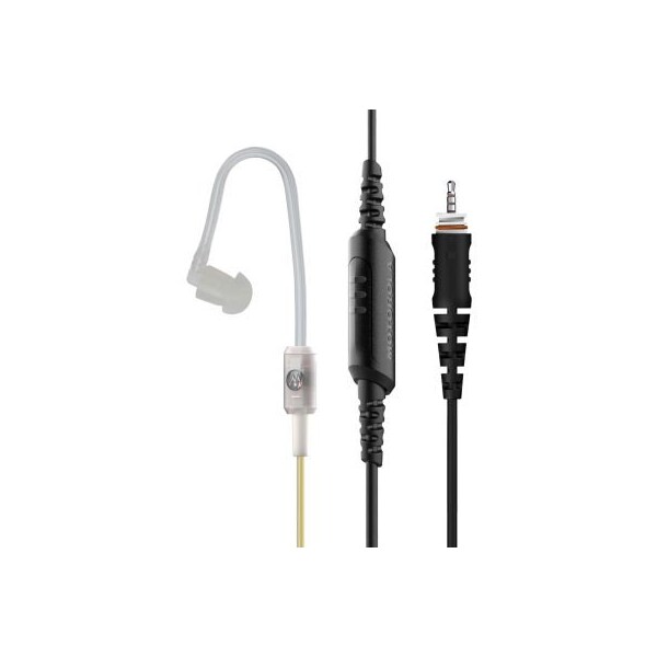 Motorola Motorola CLPe Surveillance Earpiece w/Inline PTT & Mic for use w/CLP1010e & CLP1080e Portable Radios - PMLN8190