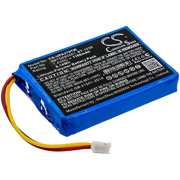 Bsc Preferred Uniden Atlantis 270 Two Way Radio Replacement Battery - CS-UPA270TW