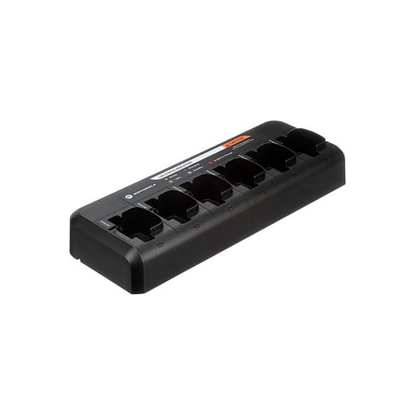 Motorola 6 Unit Rapid Rate Charger for CP150, CP200, CP200d Portable Radios - PMLN6588