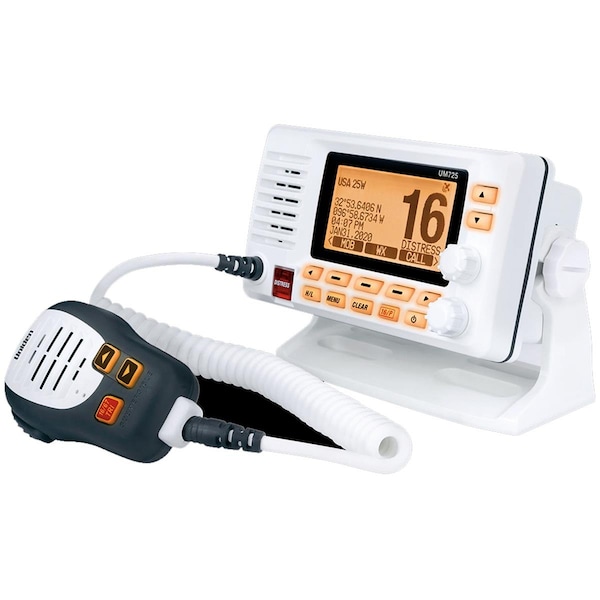 Fivegears Fixed Mount Marine VHF Radio, White - FI3462422
